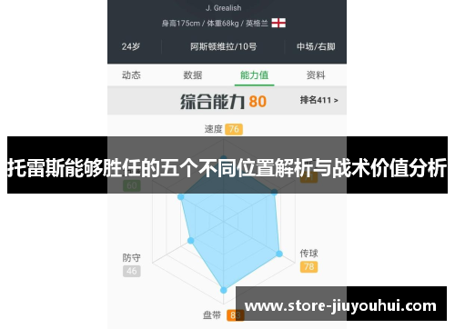 托雷斯能够胜任的五个不同位置解析与战术价值分析